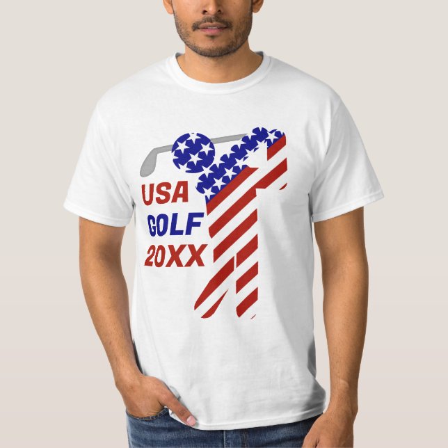 T-shirt LE GOLF DES Patriotes ÉTATS-UNIS (Devant)