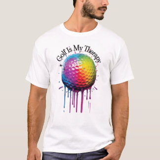 T-shirt Le golf est ma thérapie | Funny Golf