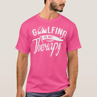 T-shirt Le Golf Est Mon Thérapie Club Golf Golfeur
