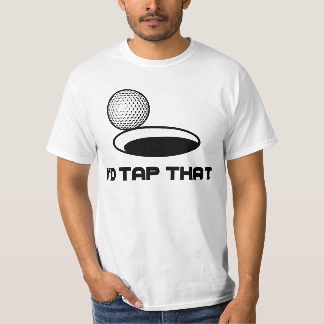 T-shirt Le golf I taperait cela (Devant)