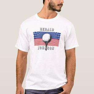 T-shirt Le golf patriotique américain