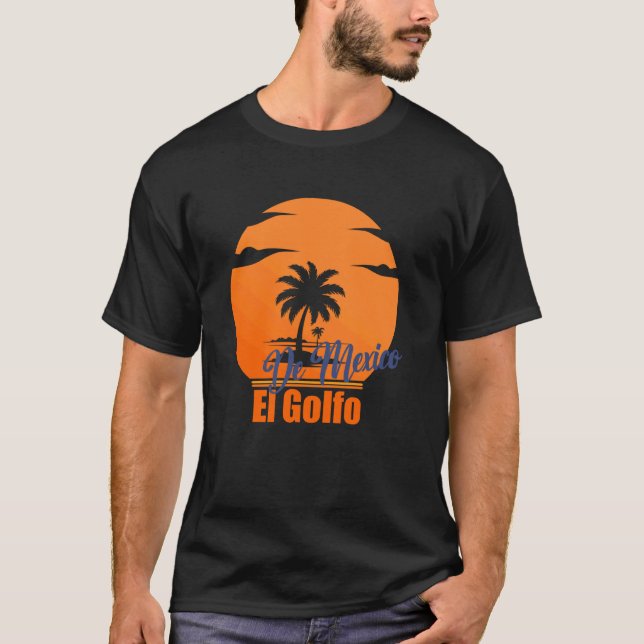 T-shirt Le golfe du Mexique Rétro Vintage (Devant)