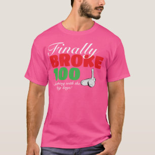 T-shirt Le golfeur avide atteint un jalon sportif