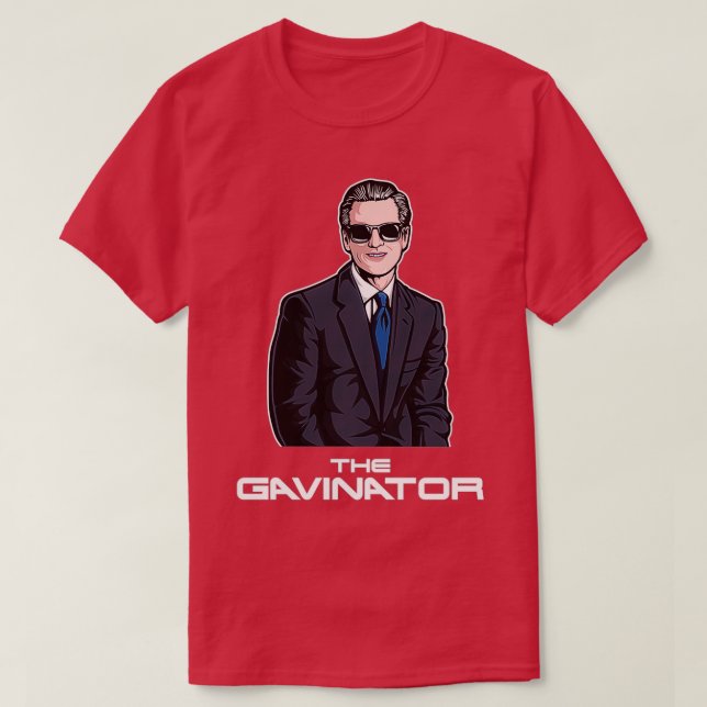 T-shirt Le gouverneur de Californie San Francisco Gavin Ne (Design devant)