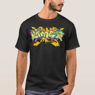 T-shirt Le graffiti des hommes : James Streetwear