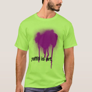 T-shirt Le graffiti est art