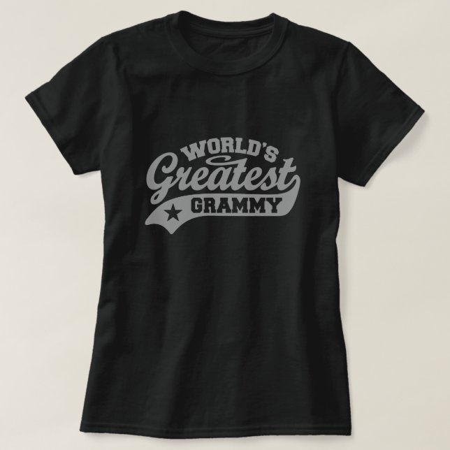 T-shirt Le Grammy le plus grand du monde (Design devant)