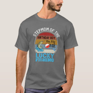 T-shirt Le Grand Anniversaire Thème Pêche Stepmère De Birt
