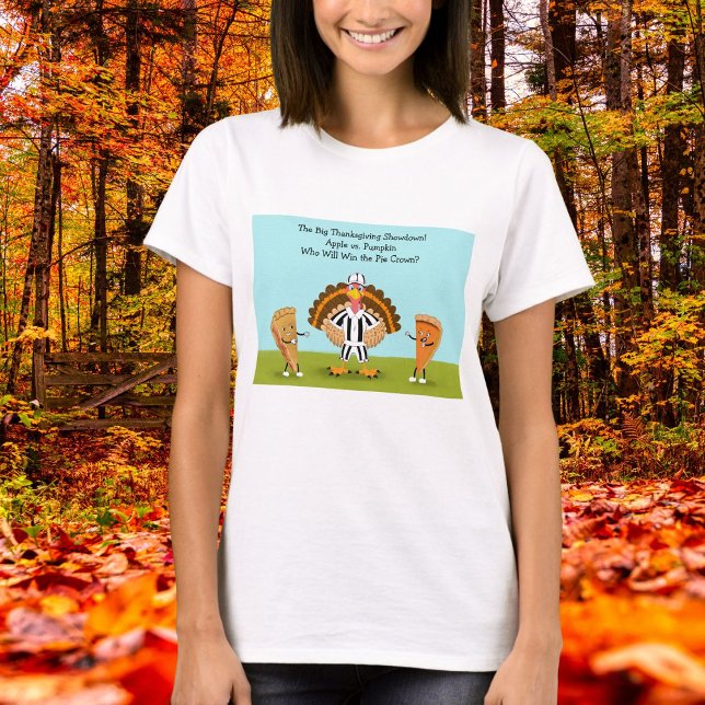 T-shirt Le Grand Concours de Thanksgiving Citrouille et Po (Créateur téléchargé)