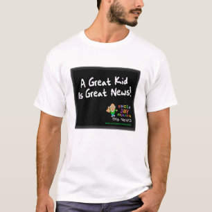 T-shirt Le "grand enfant est chemise de grandes nouvelles"