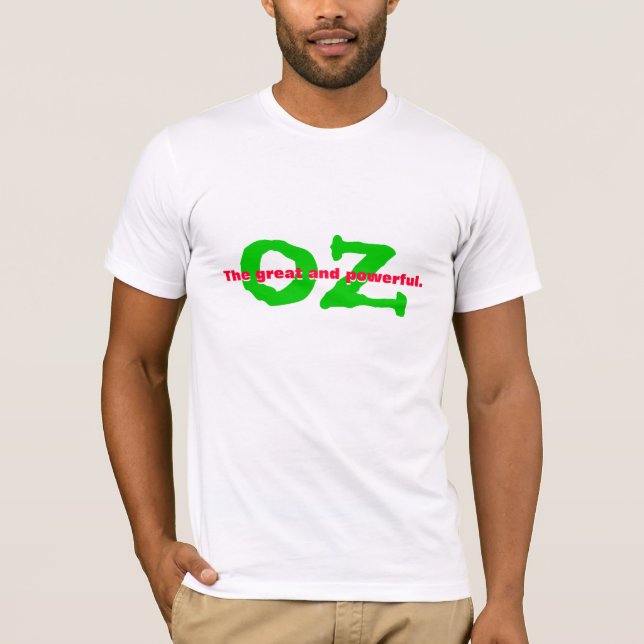 T-shirt Le grand et puissant. Once (Devant)