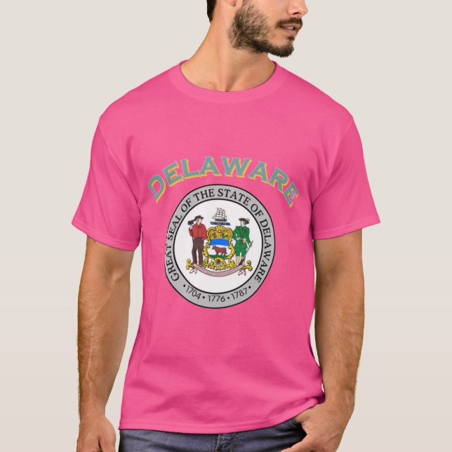 T-shirt Le Grand État du Delaware (Devant)