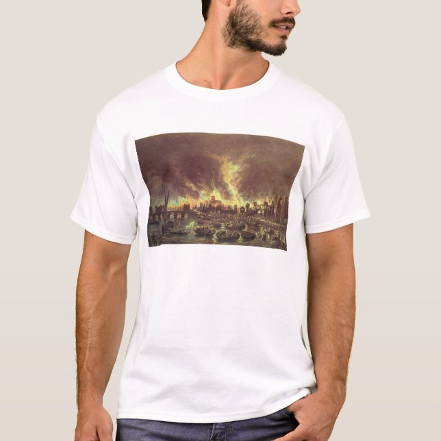 T-shirt Le grand feu de Londres, 1666 (Devant)