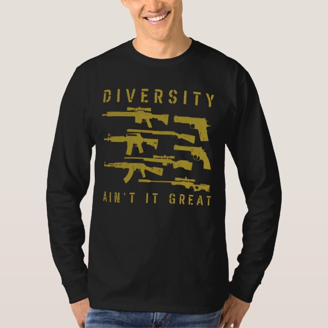 T-shirt Le grand jeu d'amendement pour la diversité n'est  (Devant)