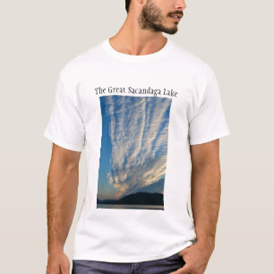 T-shirt Le grand lac de Sacandaga le matin