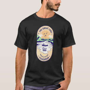 T-shirt Le Grand Lac Pêcheur Retraité avec Envie
