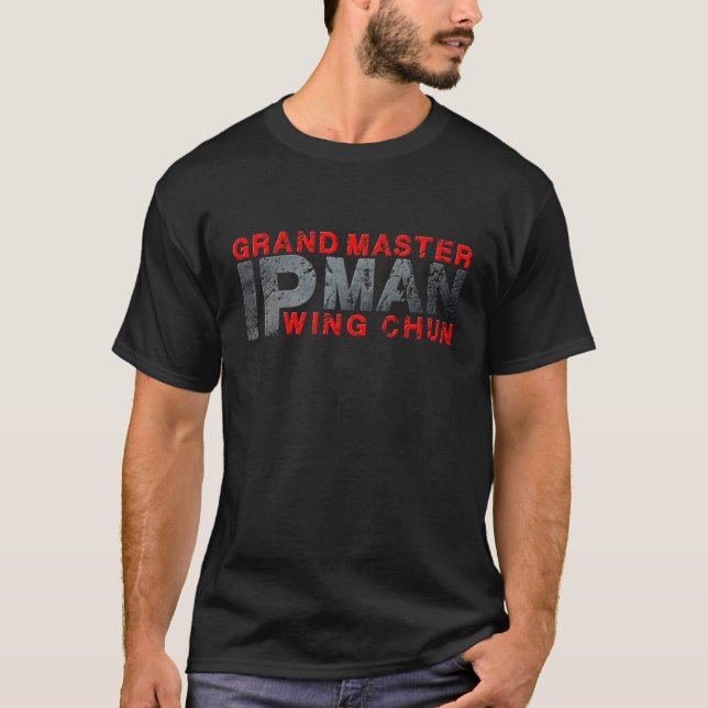 T-shirt Le Grand Maître "Ip Man" Wing Chun (Devant)