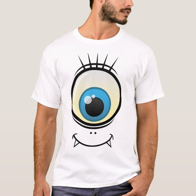 T-shirt Le grand monstre des yeux (Devant)