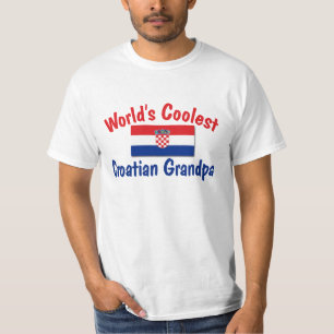 T-shirt Le grand-papa croate le plus frais
