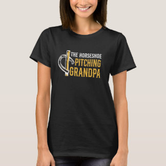 T-shirt Le Grand-Père de Lancement de Fer à Cheval