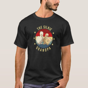 T-shirt Le grand-père Silkie Fermier Papa Poule Silkie