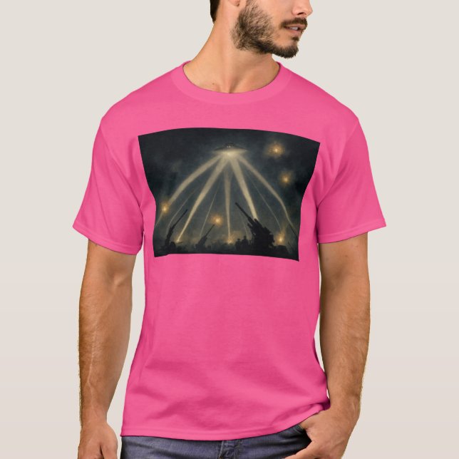 T-shirt Le grand raid aérien UFO 1942 (Devant)