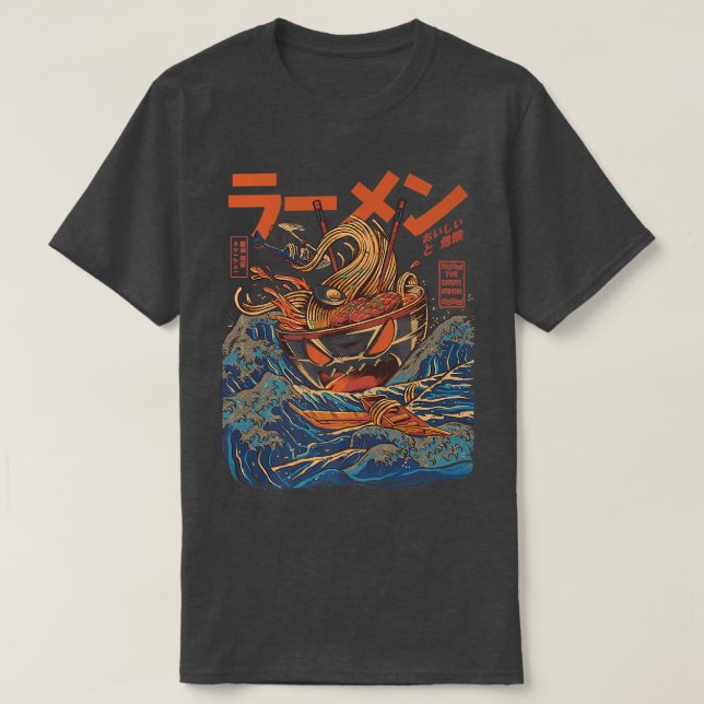 T-shirt Le Grand Ramen De Kanagawaa2888 (Design devant)