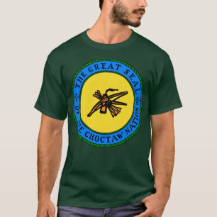 T-shirt Le grand sceau de la nation Choctaw de l'Oklahoma