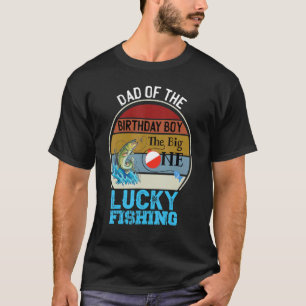 T-shirt Le Grand Thème D'anniversaire De Papa Pêcheur De L
