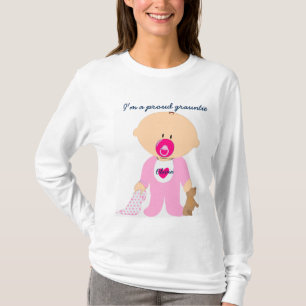 T-shirt Le grauntie fier et personnalisent le nom de