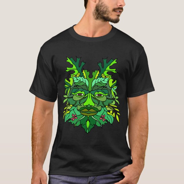 T-shirt Le Greenman (foncé) (Devant)