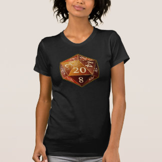 T-shirt Le grès de D&D d20 et le SAHARA bronzage meurent