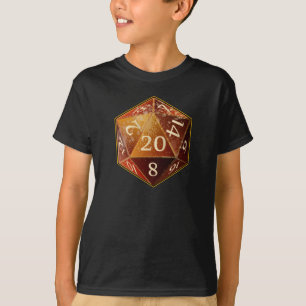 T-shirt Le grès de D&D d20 et le SAHARA bronzage meurent