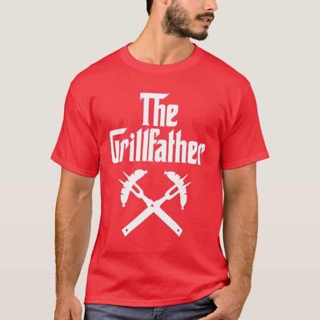 T-shirt Le Grillfather Aux Chiens Chauds (Devant)