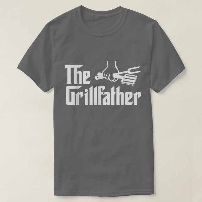 T-shirt Le Grillfather    TFunny T pour papa oncles  (Design devant)
