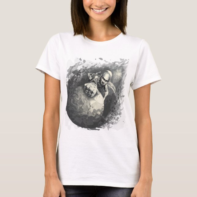 T-shirt le grimpeur de cuivre normal (Devant)
