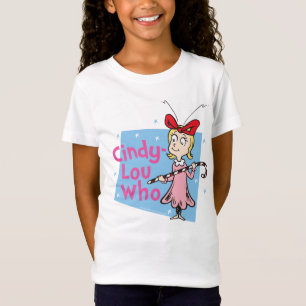 T-Shirt Le Grinch   Cindy-Lou Who - Bâton de bonbon