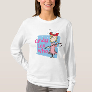 T-shirt Le Grinch   Cindy-Lou Who - Canne de bonbon