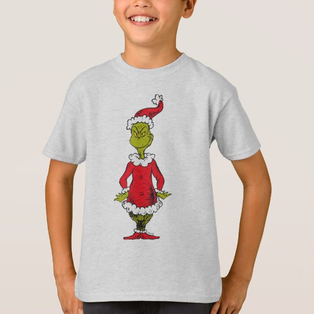 T-shirt Le Grinch Classique | Père Noël (Devant)