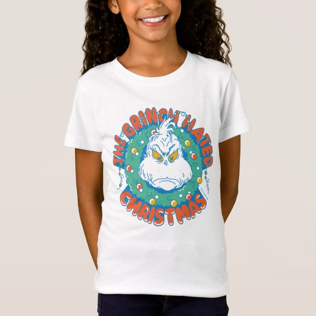 T-Shirt Le Grinch détestait Noël (Devant)