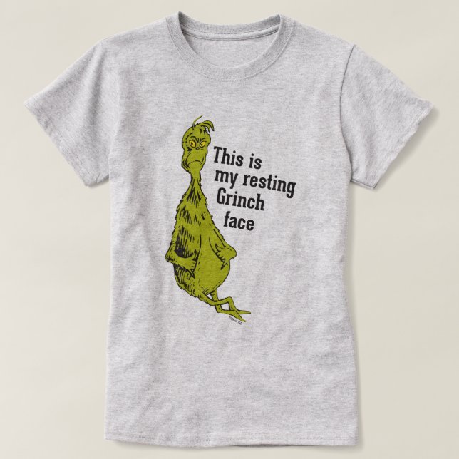 T-shirt Le Grinch | Drôle Repose de la face (Design devant)