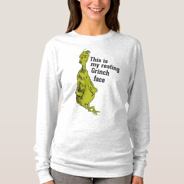 T-shirt Le Grinch | Drôle Repose de la face (Devant)