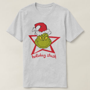 T-shirt Le Grinch   Étiquette de vacances