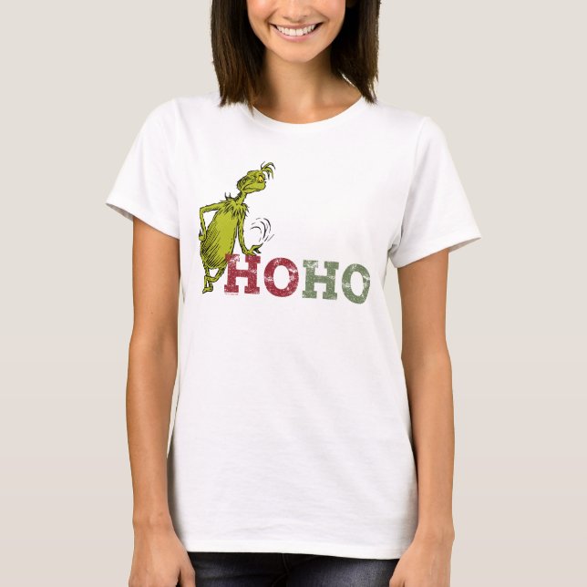 T-shirt Le Grinch | Ho Ho Ho (Devant)