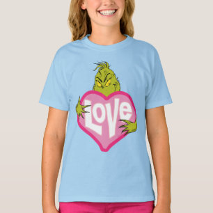 T-shirt Le Grinch   Love Pink Heart
