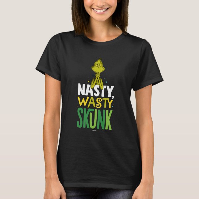 T-shirt Le Grinch | Nasty Wasty Skunk (Devant)