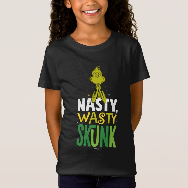 T-Shirt Le Grinch | Nasty Wasty Skunk (Devant)