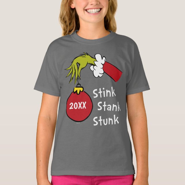 T-shirt Le Grinch| Stink Stank Stunk 2020 (Devant)