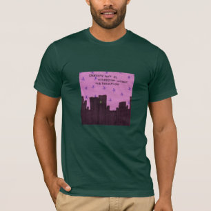 T-shirt Le Grit Artistique Porte le Voyage de la Fierté de