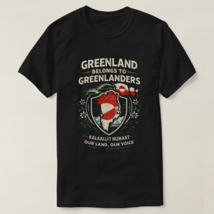 T-shirt Le Groenland appartient aux Groenlandais